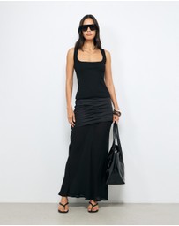 AERE - Asymmetric Maxi Skirt