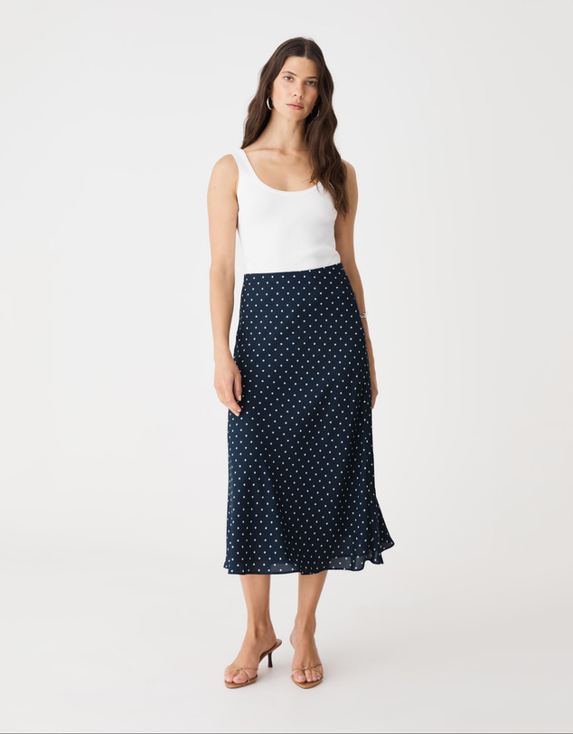 Forcast - Danielle A-Line Bias Skirt