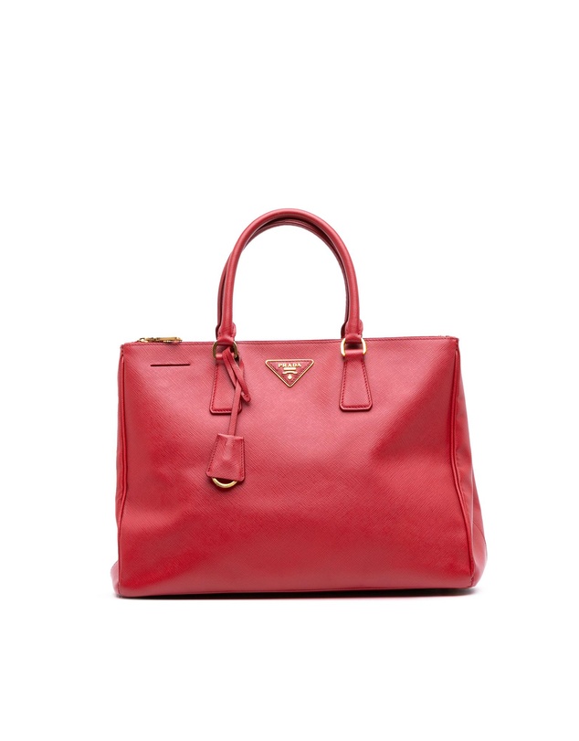 Pre-Loved by Azura Reborn - Pre-Loved Large Saffiano Lux Galleria Double Zip Satchel