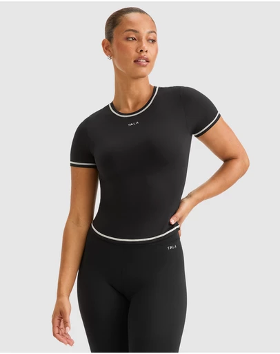 TALA - Ultralite Contrast Stitch Active Tee