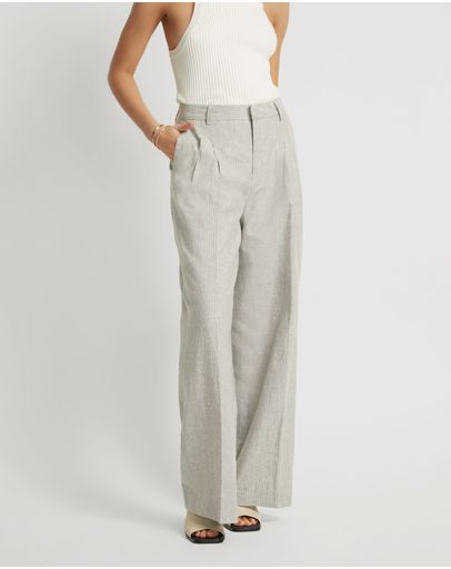 Grey Pinstripe