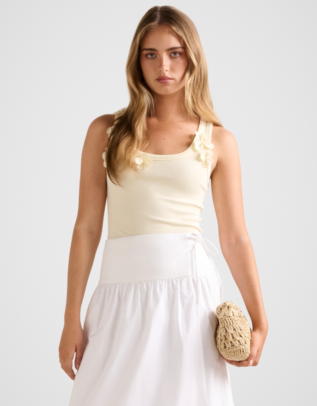 Forever New - Pia Applique Scoop Neck Tank Top