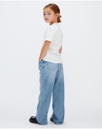Calvin Klein Jeans - Girls High Rise Wide Leg Jeans
