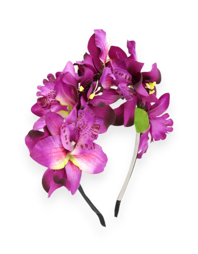 Morgan & Taylor - Amrita Flower Crown in Purple