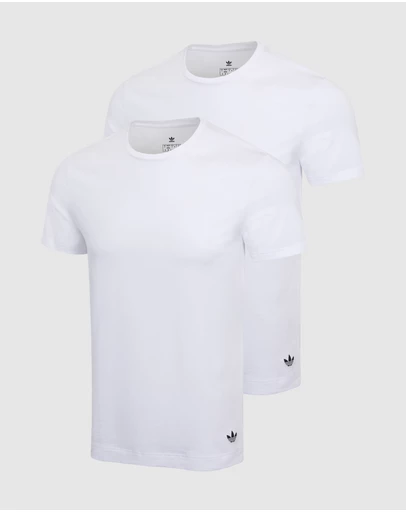 adidas Originals - 2 Pack Comfort Core Cotton Crew Neck T-Shirt