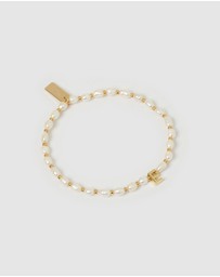 Arms Of Eve - Initial Pearl Bracelet