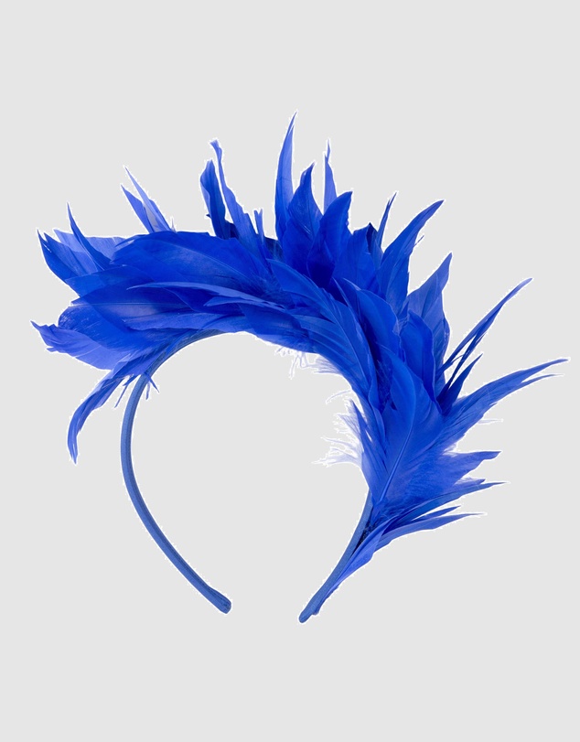 Max Alexander - Modern Royal Blue Racing Fascinator