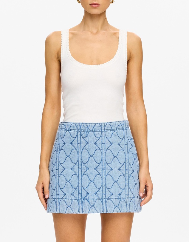 KIVARI - Joey Denim Mini Skirt