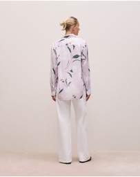Trenery - Wilda Relaxed Shirt in Lilac