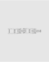 HOUSE OF SLANI - Adjustable Textured Silver Athena Bracelet