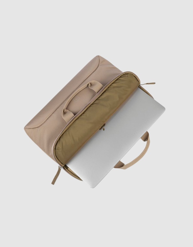 Tucano - Tucano Smilza Super Slim Laptop Bag Beige Fits 15.6 Inch Laptops Lightweight Durable Eco