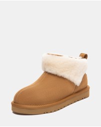 EVERAU - Australian Shepherd Ugg Eirwen Cow Suede Upper UGG Boots