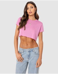 EDIKTED - Seville Cropped T Shirt