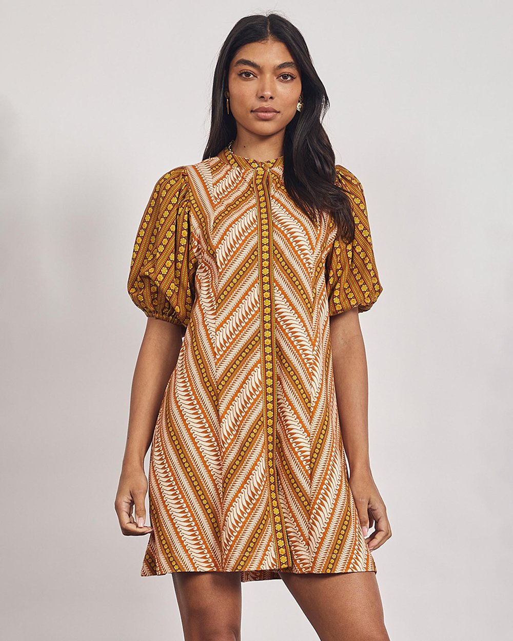 bohemian traders genoa dress Olive Genoa Cotton Dress In Khaki