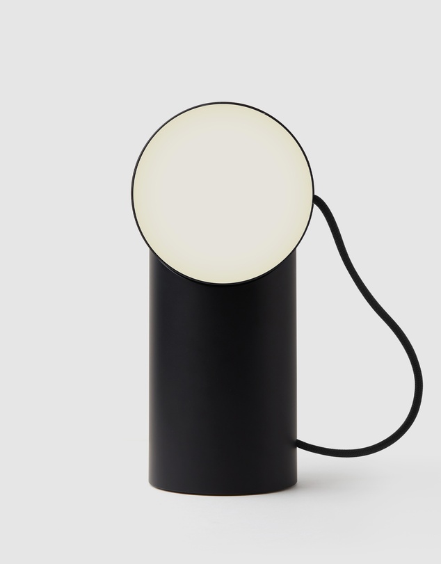 Lexon - Lexon Orbe Portable Led Lamp With Moving Head - Black