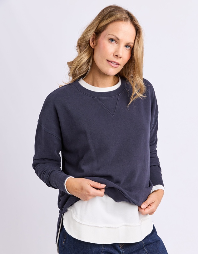 Foxwood - Delilah Crew Navy