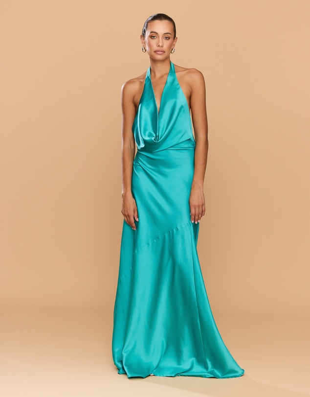 CATHERINE FERRARO - Phoebe Cowl Neck Gown