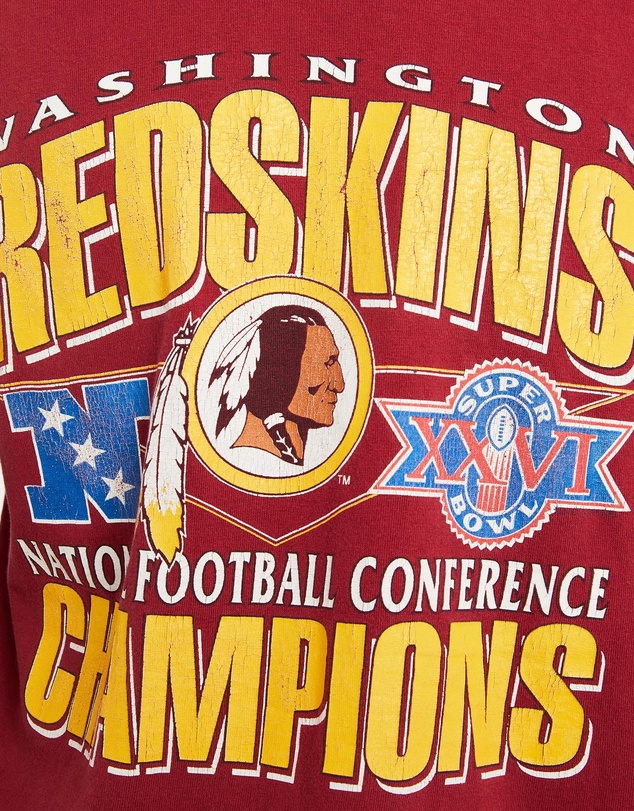 Vintage by The Real Deal - Pre Loved - Vintage 1991 NFL Washington Redskins Super Bowl Tee