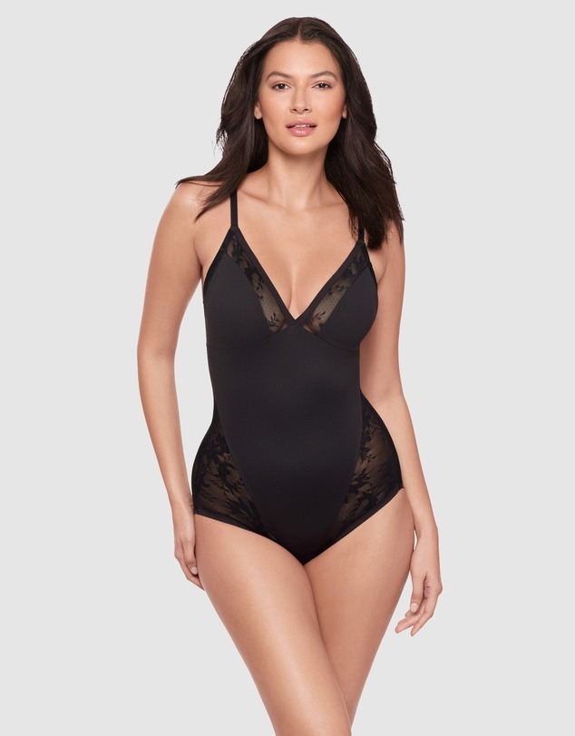 Miraclesuit Shapewear - Modern Romance Wirefree Lace Shapewear Bodysuit