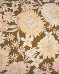 Bambury - Daphne Retro  Floral Printed Cotton Quilt Cover Set - Reversible