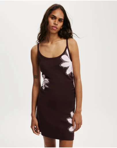 Cotton On - Strappy Knit Mini Dress