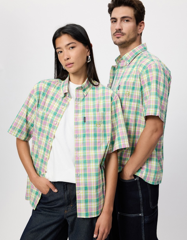 No Problemo - Alieno Embroidered SS Check Shirt