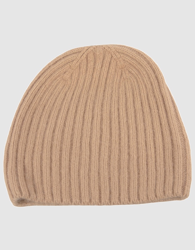 Max Alexander - European Made Beige Soft Wool Beanie