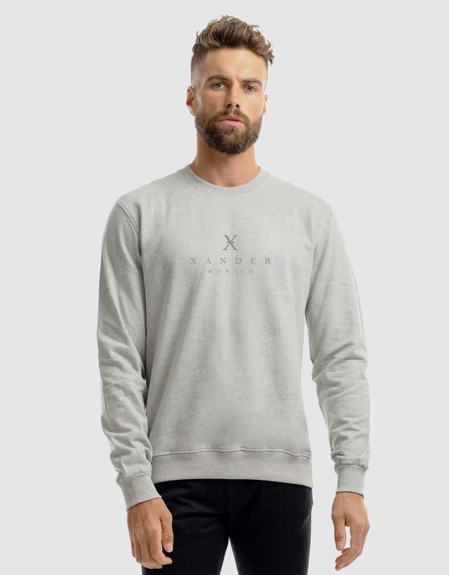 Xander - Monarch Mono Embroidery Crewneck