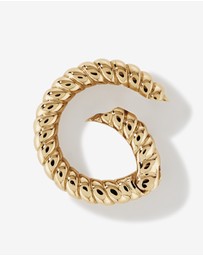 Michael Hill - Twisted Circle Pendant Connector in 10k Yellow Gold