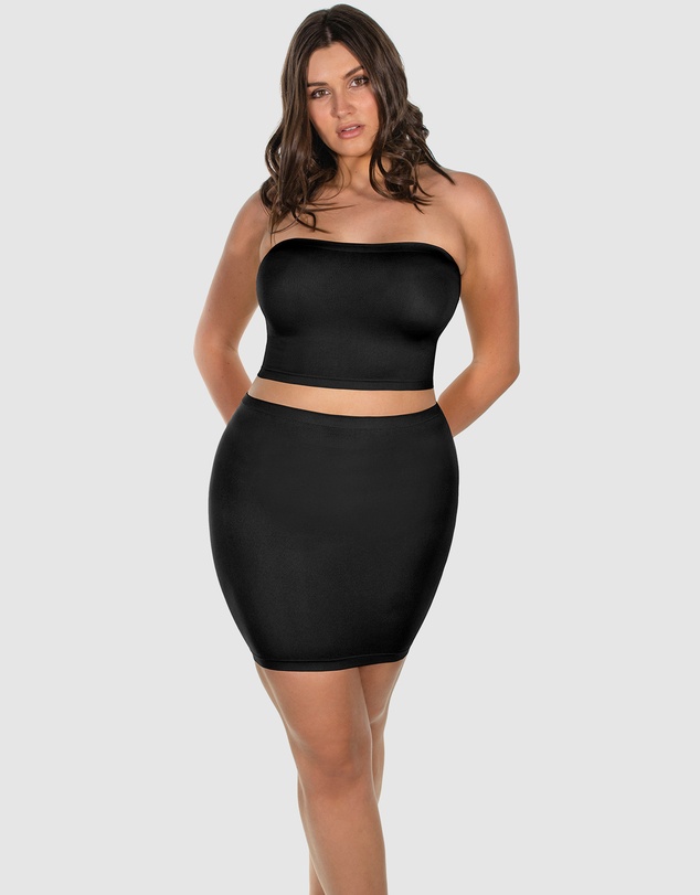 B Free Intimate Apparel - Mini Strapless Tube Top/Skirt