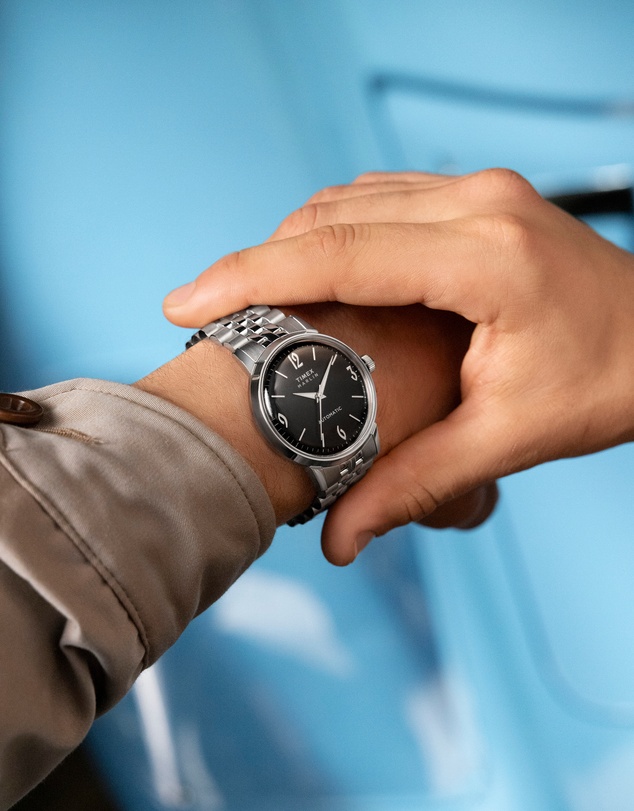 TIMEX - Marlin® Automatic 40mm Stainless Steel Bracelet Watch