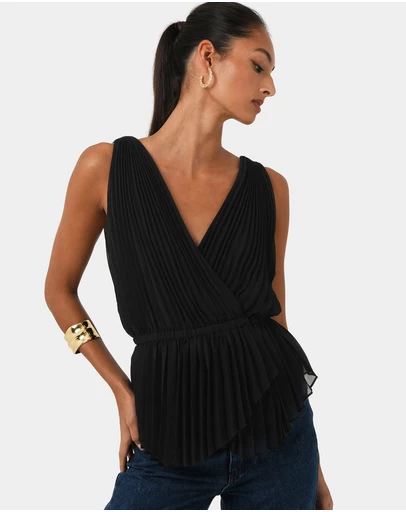 Forcast - Arina Pleated Top