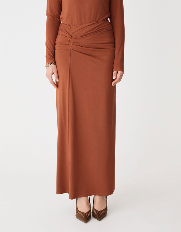 Forcast - Dasha Ruched Bamboo Skirt