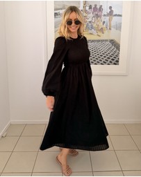 Esther & Co - Iolana Dress - Black Long Sleeve