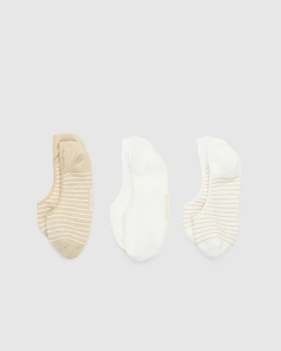 Seed Heritage - 3 Pack No Show Sock