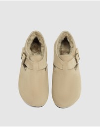 EVERAU - EverAU Ugg Hazora Cow Suede Upper Loafer Oxfords Flats