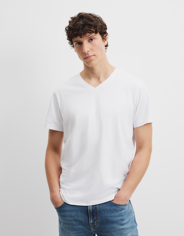 Country Road - Pima Cotton V-neck T-shirt