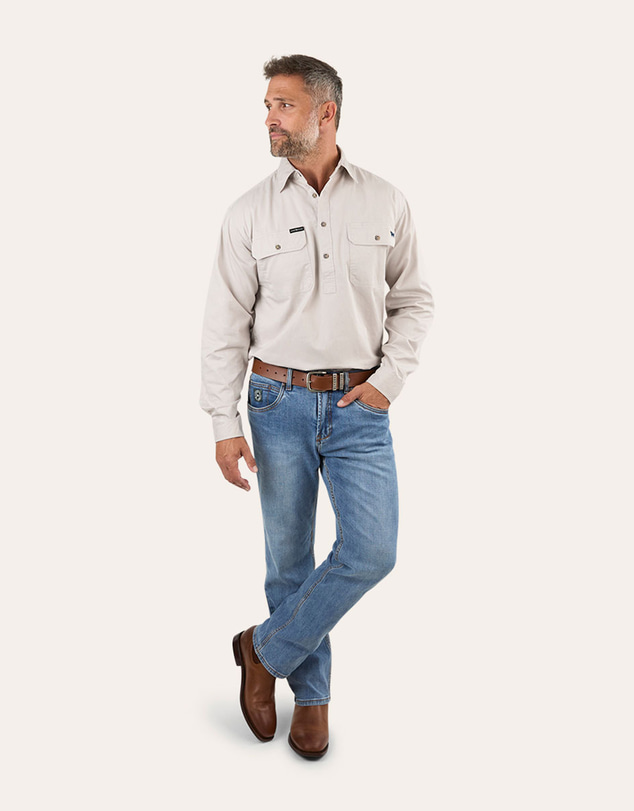 Ringers Western - King River Full Button Work Shirt