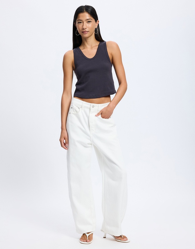 White By FTL - Wendy Rib Tank