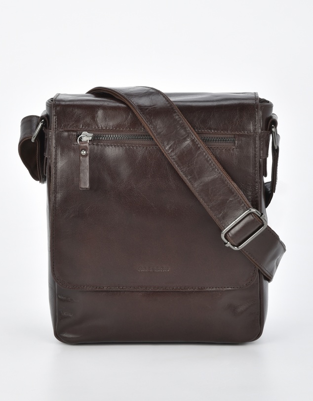 Cobb & Co - Kooyong Jr. RFID Leather Satchel