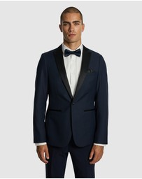 yd. - Seville Slim Fit Tuxedo Wool Blend Suit Jacket