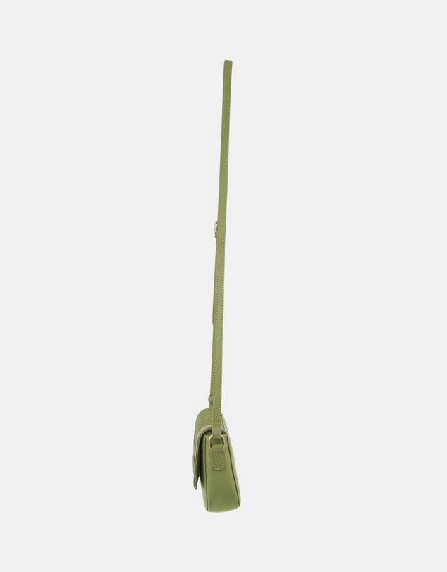 Pierre Cardin - Pierre Cardin Leather Pleated Design Crossbody Bag
