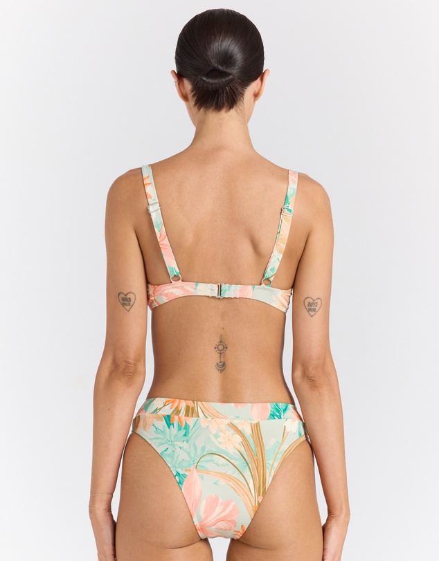 Poolside Paradiso - Dreamtime High Cut Band Bikini Bottom - Jewel