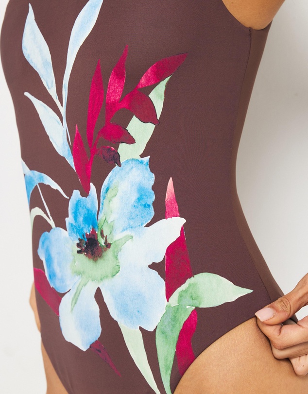 AERE - Uluwatu One Shoulder Swimsuit