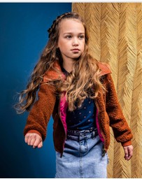 B.Nosy - Sherpa Zip Though Jacket - Kids-Teens