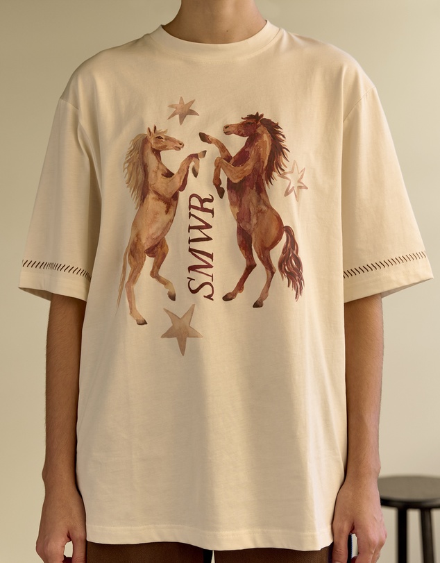 SMWR. by The Somewhere Co - The Homestead Oversized Tee