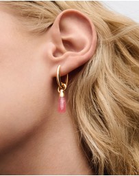 PDPAOLA - Rhodochrosite Jupiter Single Hoop