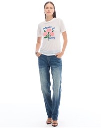THE TALES - Please Go Away Fitted Tencel Tee