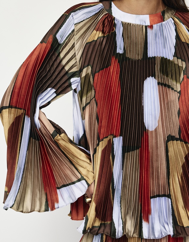 MOS The Label - Koa Pleated Blouse