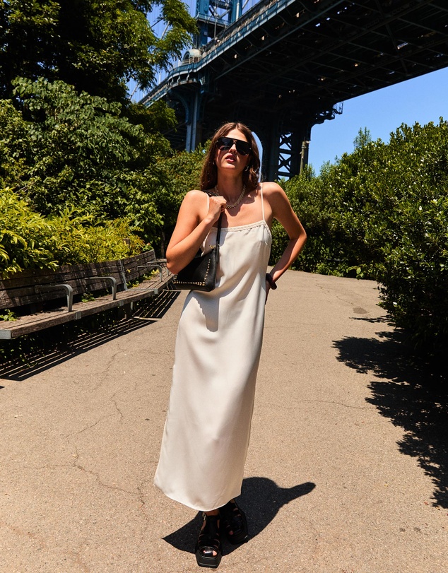 Belle & Bloom - Smoke and Mirror Midi Slip Dress